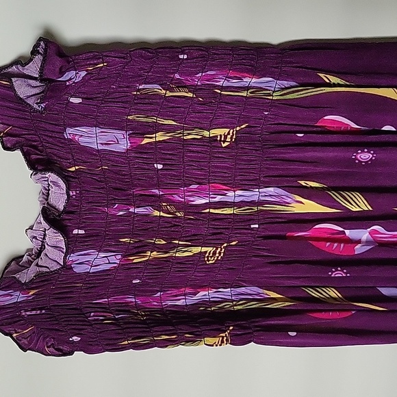 Docele Purple Lillies Sundress - Picture 2 of 4